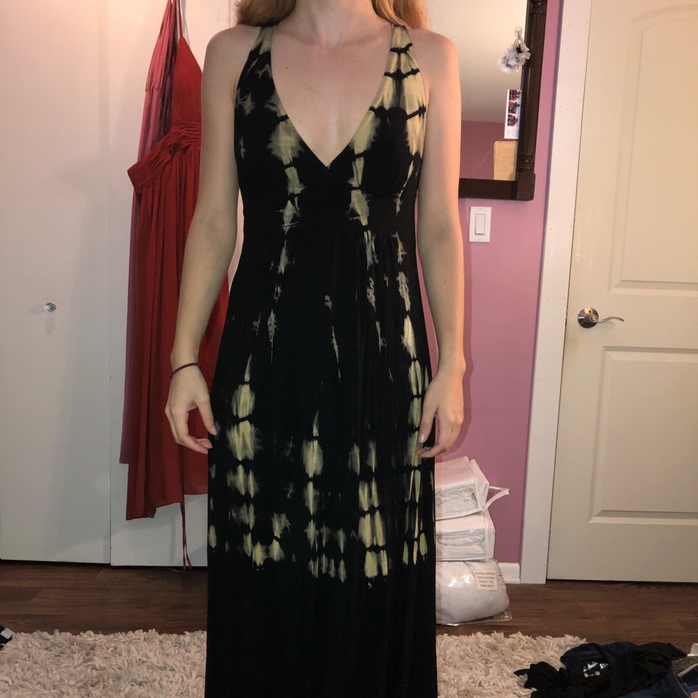 Black maxi dress